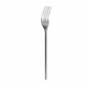 Moderna forchetta da tavola in acciaio inossidabile 304, manico cilindrico, 220mm. - Forchetta da Tavola (Acciaio 304)