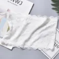 Top de tubo sin tirantes de encaje blanco para mujer, sujetador cómodo para verano. - Talla única / Tops / Blanco