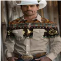 Men's western cowboy long sleeve shirt vintage 3d printed lapel casual top for men - S / Top (XT02-AL3-CXCS-64)