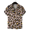 Herren Sommer Hawaii Kurzarmhemd mit modischem 3D abstrakten Print, lässiges Freizeithemd. - RX-CS-470-27 / S
