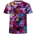 Herren 3D Gummibärchen Druck Lässiges Kurzarm T-Shirt Sommer Lose Bequeme Rundhals Top - S / Stil 9