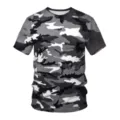 Men's 3D camouflage short sleeve t-shirt casual summer round neck breathable top apparel - 6XL / Tops / SLX1432