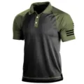 Men's tactical polo shirt short sleeve outdoor military combat polo top for summer - 3XL / Tops / Military Green (DPL-绿色)