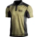 Hombre polo tactico manga corta bloque de color kaki variante sport casual outdoor - 3XL / Tops / Caqui Negro Táctico (HJ-1225-J84)