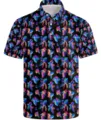 Men's short sleeve tropical leaf 3D print polo shirt casual streetwear fashion top - 3XL / Tops / Tropical Leaves