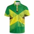 Men's 3D Geometric Polo Shirt Casual Short Sleeve Lapel Button Fashion Summer Top - 3XL / Tops / Geometric Polygon