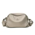 Casual nylon crossbody bag for women, lightweight waterproof shoulder bag for daily travel. - Khaki