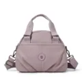 Women nylon handbag casual versatile crossbody shoulder bag lightweight daily commuting tote bag - Pink