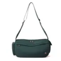 Dark Green Nylon Crossbody Bag Large Capacity Casual Shoulder Bag for Women Daily Commute - Dark Green