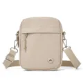 Minimalist casual crossbody phone bag for women, stylish small square shoulder bag. - Gray