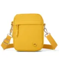 Yellow casual minimalist crossbody small square bag, stylish women's single shoulder phone bag. - Yellow