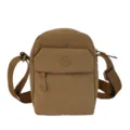 Casual khaki cross body mini cell phone bag for women, simple design daily shoulder bag. - Khaki