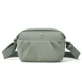 Lightweight green crossbody bag for women, multi-layer oxford cloth shoulder bag. - Light Green