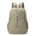Lightweight Waterproof Business Casual Backpack For Travel And School In Khaki Color - Cotton Cream