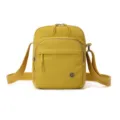 Yellow Crossbody Bag, Casual Small Square Shoulder Bag for Women Daily Travel Compact Purse - Egg Yolk Yellow