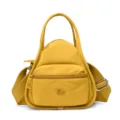 Yellow nylon women crossbody handbag fashion casual cute shoulder bag light daily commuter bag - Yellow