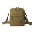 Olive Green Nylon Crossbody Small Square Bag Casual Daily Travel Messenger Shoulder Bag For Women - Cocoa Pearl