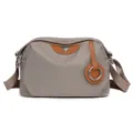 Women's Casual Nylon Crossbody Bag Trendy Large Capacity Shoulder Bag for Daily Use - Khaki