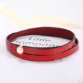 Roter Echtleder-Dünngürtel mit eleganter Perlenschnalle, vielseitig für Kleider und Mäntel. - Rot / 100cm