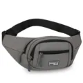 Graue multifunktionale Gürteltasche für Herren, leichtes Design für Outdoor-Sport und Alltag. - Stil 1 Grau