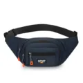Herren Sport Gürteltasche dunkelblau wasserdicht Hüfttasche Lauf Outdoor Bauchtasche Geldbeutel - Blau