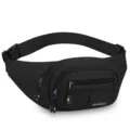 Schwarze Sport Bauchtasche wasserdichte Brusttasche multifunktional Outdoor Hufttasche - Stil 1 / Schwarz