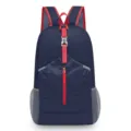 Outdoor large capacity foldable waterproof hiking travel casual sports backpack - Dark Blue