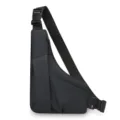 Wasserdichte Sling Bag für Herren, minimalistische wasserdichte Brusttasche Crossbody. - Schwarz