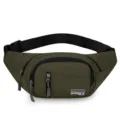 Olivgrüne wasserdichte Herren Gürteltasche Freizeit Alltag Brusttasche Umhängetasche - Stil 1 / Grün