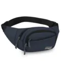 Heren waterdichte nylon heuptas borsttas casual sport outdoor donkerblauw tas - Stijl 2 / Blauw
