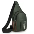 Men sling bag casual crossbody bag fashion shoulder bag multifunctional portable sports bag - Style 2 / Army Green
