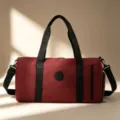 Sac de voyage rouge grande capacité sac de sport portable bagage de fitness pour hommes femmes - Bordeaux