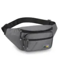 Herren graue taktische Gürteltasche wasserdichte Outdoor Sport Hüfttasche multifunktional Brusttasche - Stil 2 / Stil 2 Grau