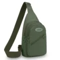 Olive green sling bag crossbody chest bag casual outdoor multi-pocket daypack fashion. - Style 2 Light Green