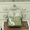 Grüner rucksack freizeit schultasche stilvoller sommer outdoor tagesrucksack mit kordelzug - S / Grün