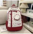 Zaino carino stile coreano versatile stampa stella leggero grande borsa da scuola - senza ciondolo / Rosso