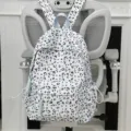 Japanese style sweet floral cute student school backpack casual trendy women daypack - No Pendant / L / Blue