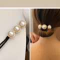 Vendeur perle chignon fabricant pince a cheveux elegante outil de coiffure pour femmes - Chignon Maker Perle Ronde Blanche