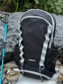 Sac à dos de randonnée léger imperméable en nylon pour hommes et femmes, idéal voyage et sport - Noir