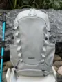 Sac à dos de randonnée léger pour homme et femme, sac étanche en nylon pour voyage et cyclisme. - Gris