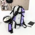 Grand capacite multifonctionnel voyage sac a dos sport gym avec separation sec humide quotidien - Gris Violet