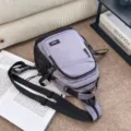 Lightweight purple and black backpack for outdoor hiking, casual daily commuting and sports. - Purple Small (No Pendant)