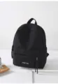 Sac a dos de loisir uni noir pour femme, sac a dos de voyage leger et decontracte. - Noir Petit