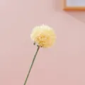 Fiore di tarassaco all'uncinetto fatto a mano, pianta artificiale lavorata per soggiorno - Dente di leone - Giallo