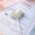 Bouquet di fiori lavorato a mano all'uncinetto cuore bianco regalo per fidanzata romantico - Motivo Cuore Bianco