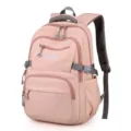 Zaino scolastico rosa per ragazze, grande zaino da viaggio con comode tasche multiple - Rosa