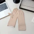Women summer ice silk sun protection gloves thin UV protection fingerless touch screen item - One Size / Nude
