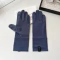 Damen Sommer Eisseide Sonnenschutz Handschuhe lang Touchscreen UV Schutz blau Fahren - Einheitsgröße (Netz-Handfläche) / Marineblau