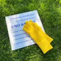 Mujeres guantes de punto cálidos amarillos invierno gruesos unicolor estilo alargado suave acogedor - Talla única / Amarillo