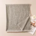 Luxury cashmere blend jacquard scarf shawl, soft lightweight autumn winter wrap for women. - Lime Cream